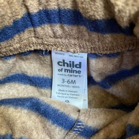 Baby Clothing Carter’s 2 Outfits 4 Pc 3-6 Months Monster Bear Cotton Fleece - Picture 5 of 11